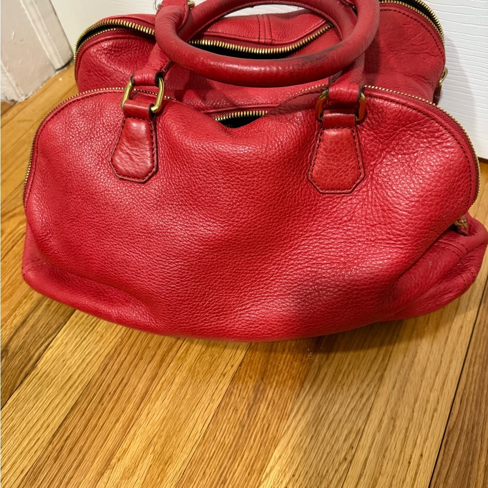 J Crew Red Leather Women's Bag